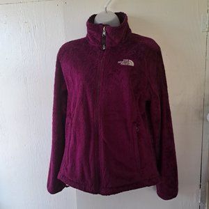The North Face Fleece Zip Up Purple Jacket SZ M